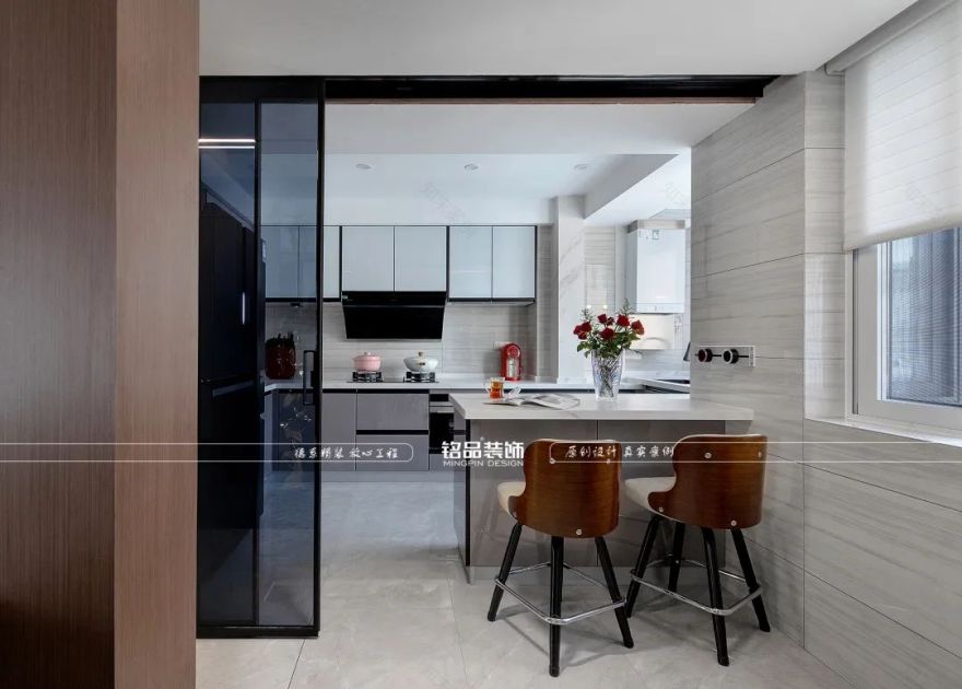 118㎡现代简约风家居设计丨铭品装饰-25