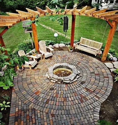 庭院砖块铺装设计，打造独特韵律美-13