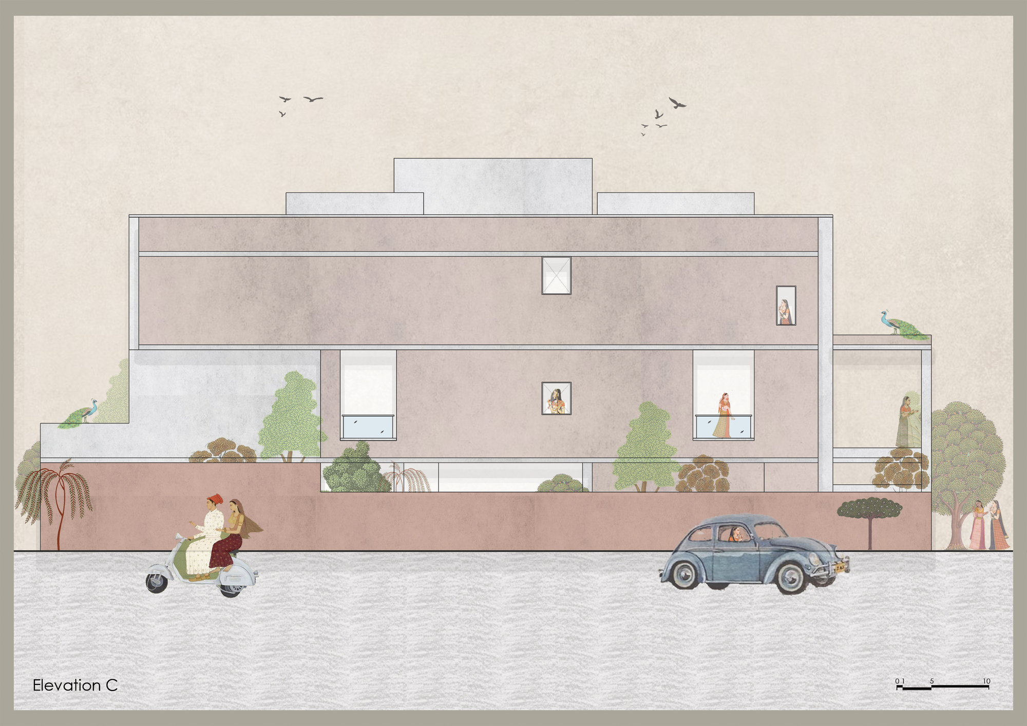 迷宫屋丨印度丨MISA ARCHITECTS-56