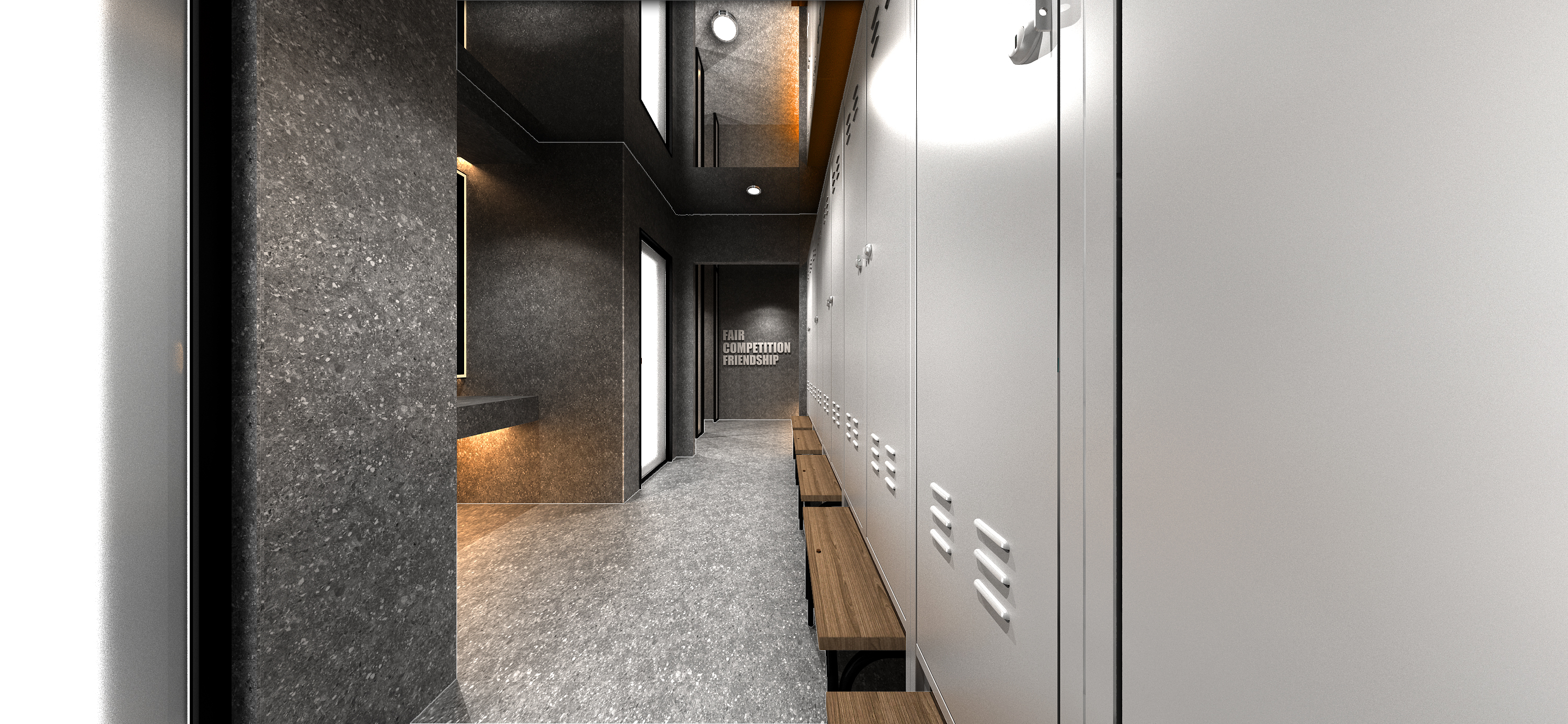 200㎡健身房设计-8