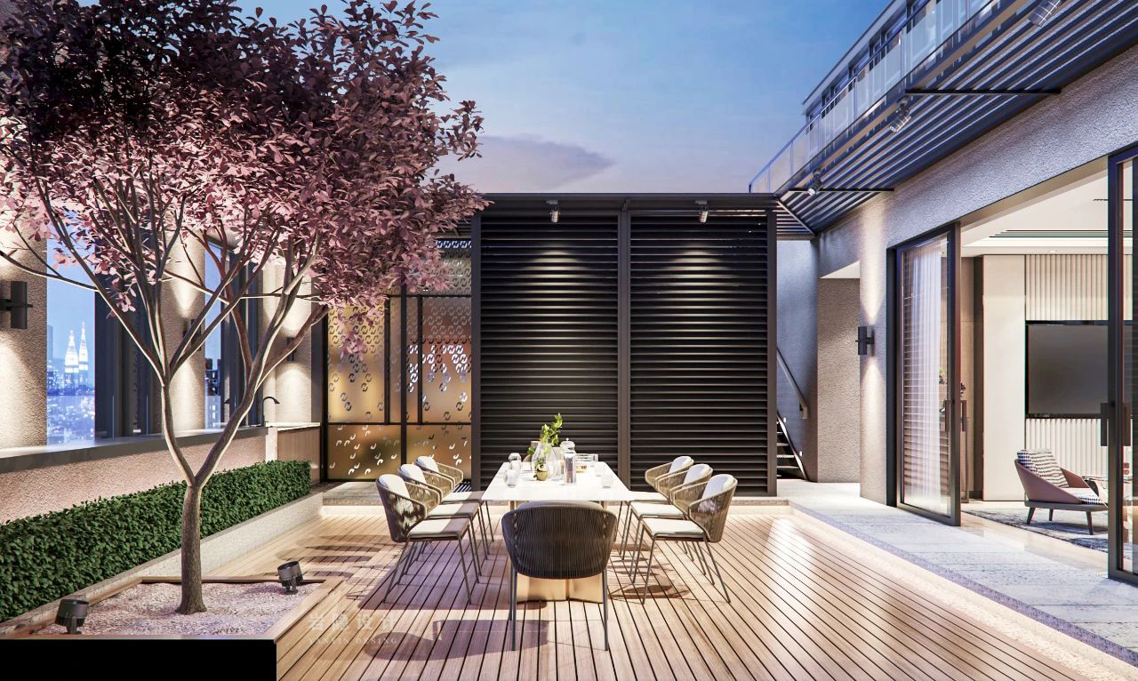 华丽集团办公楼与室内空间设计-38