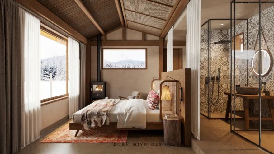 新疆民宿 融于自然的野奢木屋丨中国新疆丨博仁设计-19