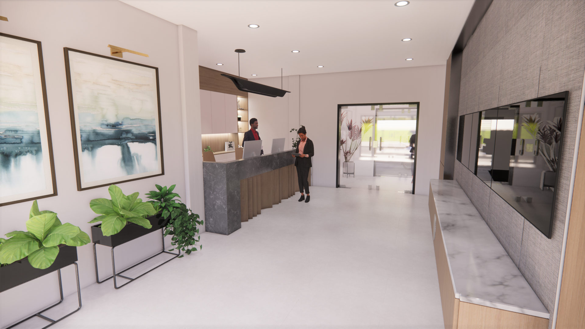 Residential/Commercial Building - 3D Modeling Project-5