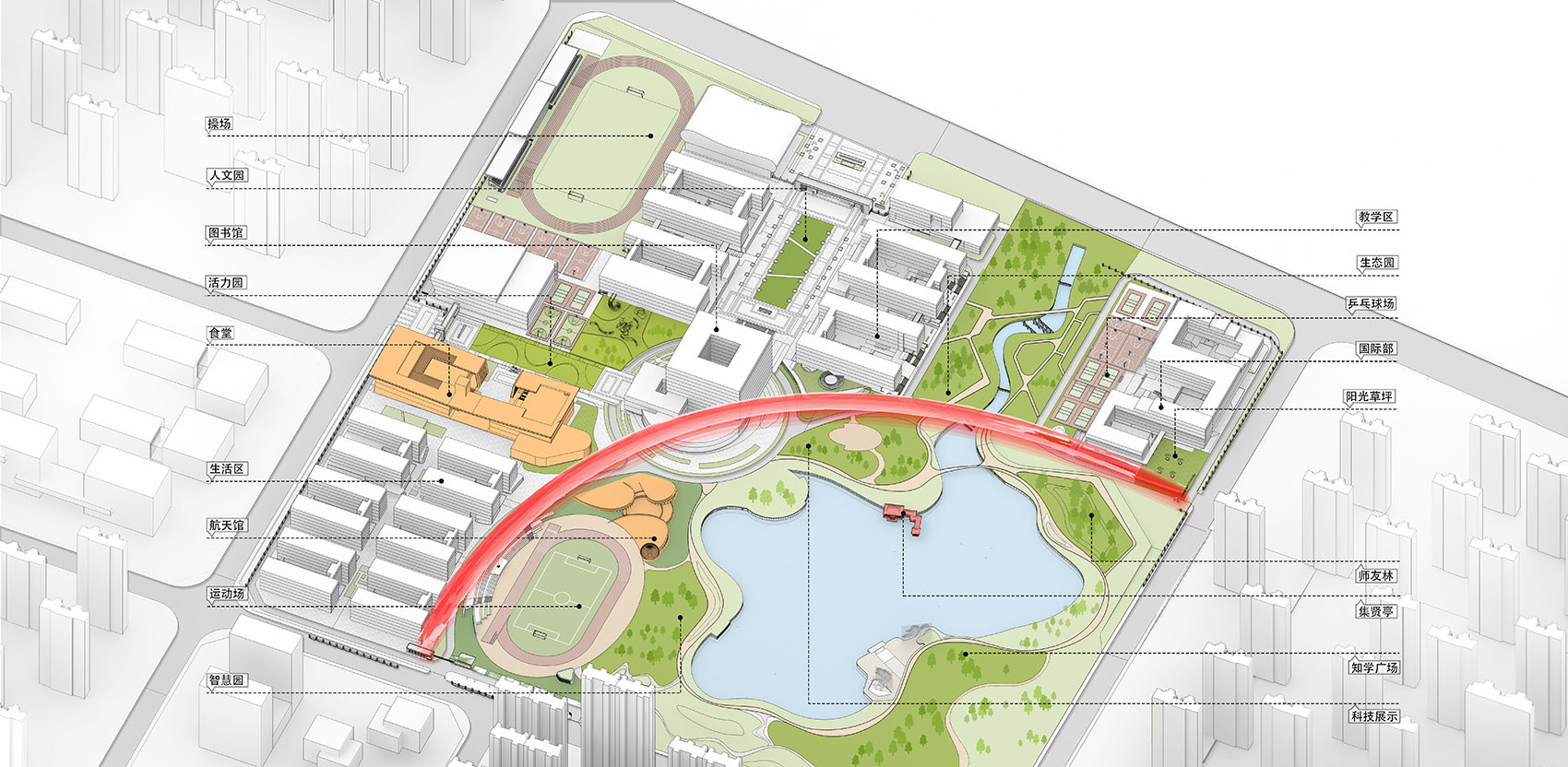 庐江二中新校区丨中国安徽丨深圳市建筑设计研究总院有限公司—合肥分院-9