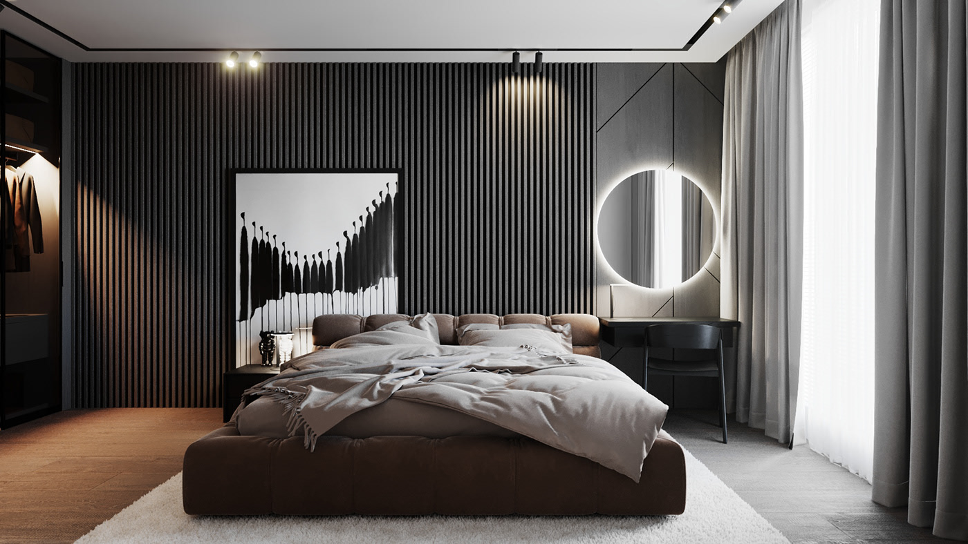 简约风公寓设计 精致时尚，舒适自然-12