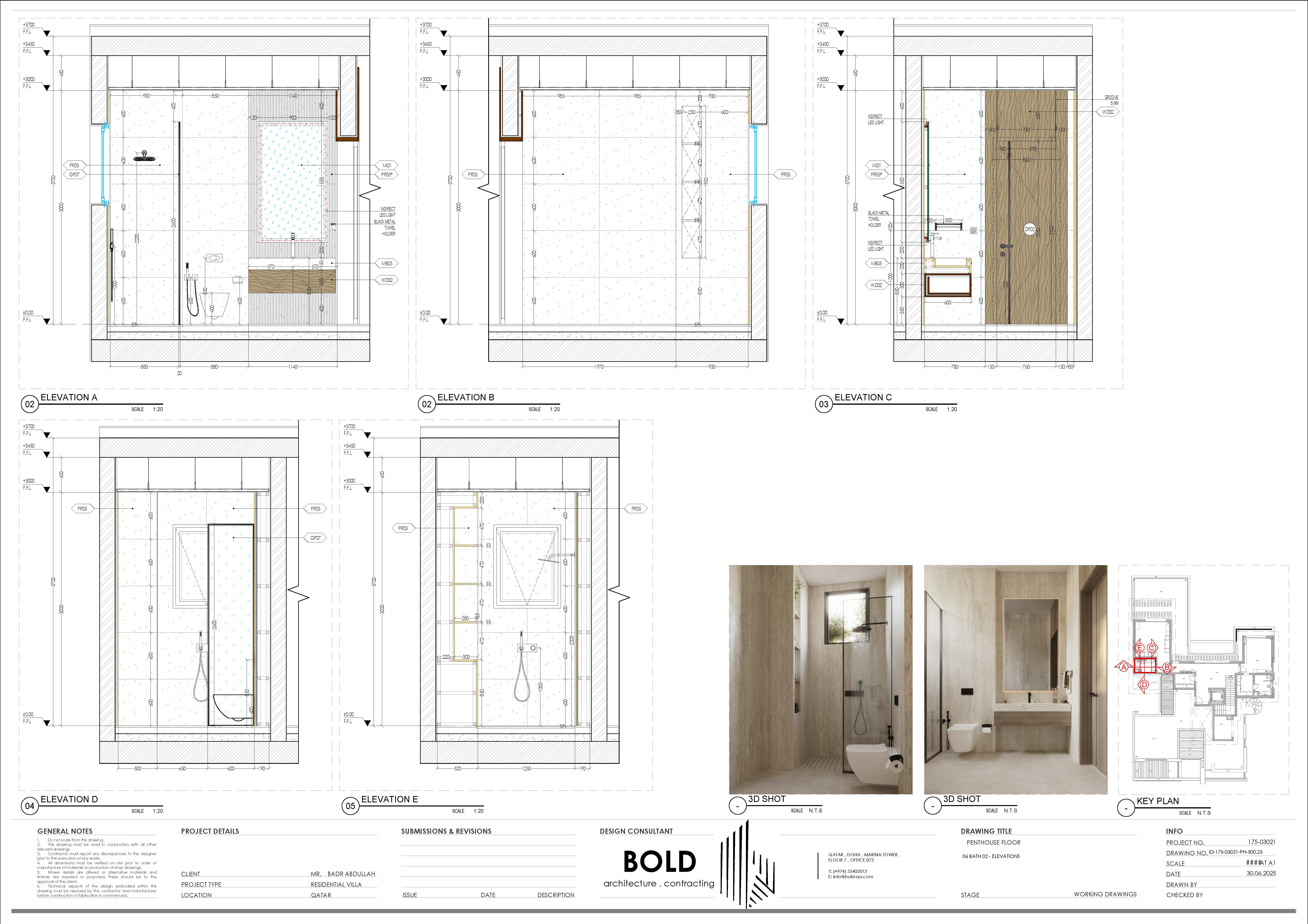 卧室技术图纸相关项目丨卡塔尔丨BOLD.CO.-12