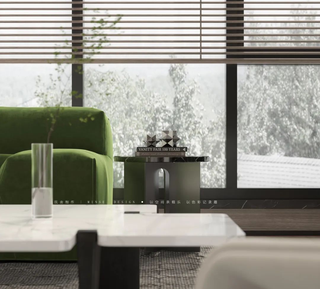 广州·椿舍空间设计,简约线条勾勒春意生活-17