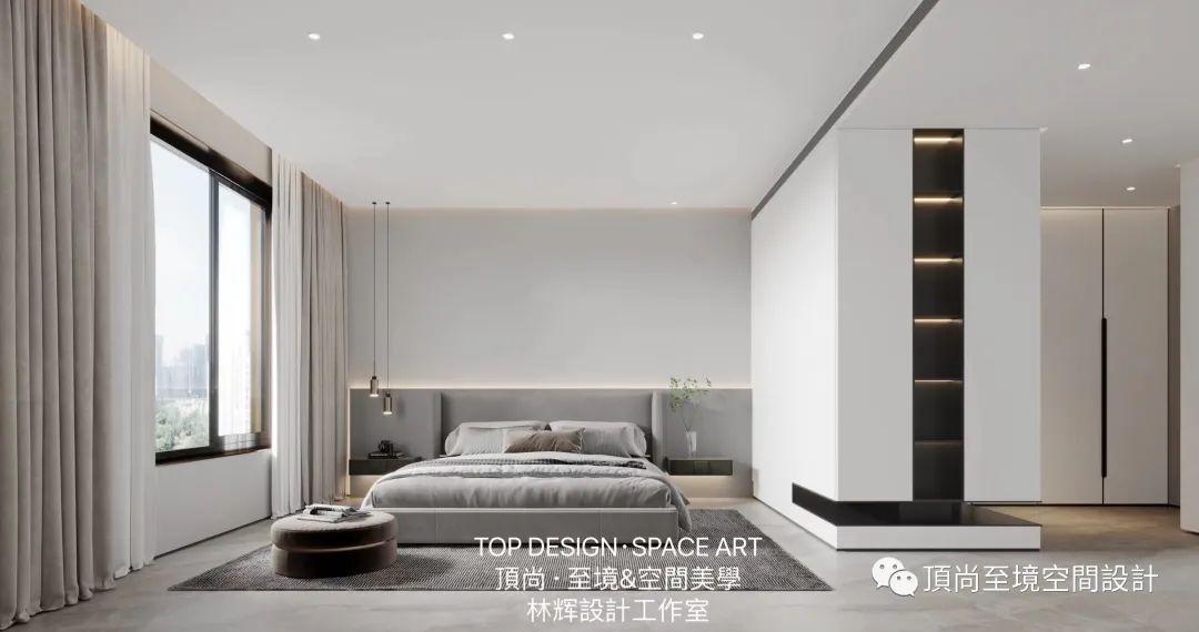 极简生活空间 · 哈尔滨和悦府一期设计丨中国哈尔滨丨頂尚·至境&空間設計-26