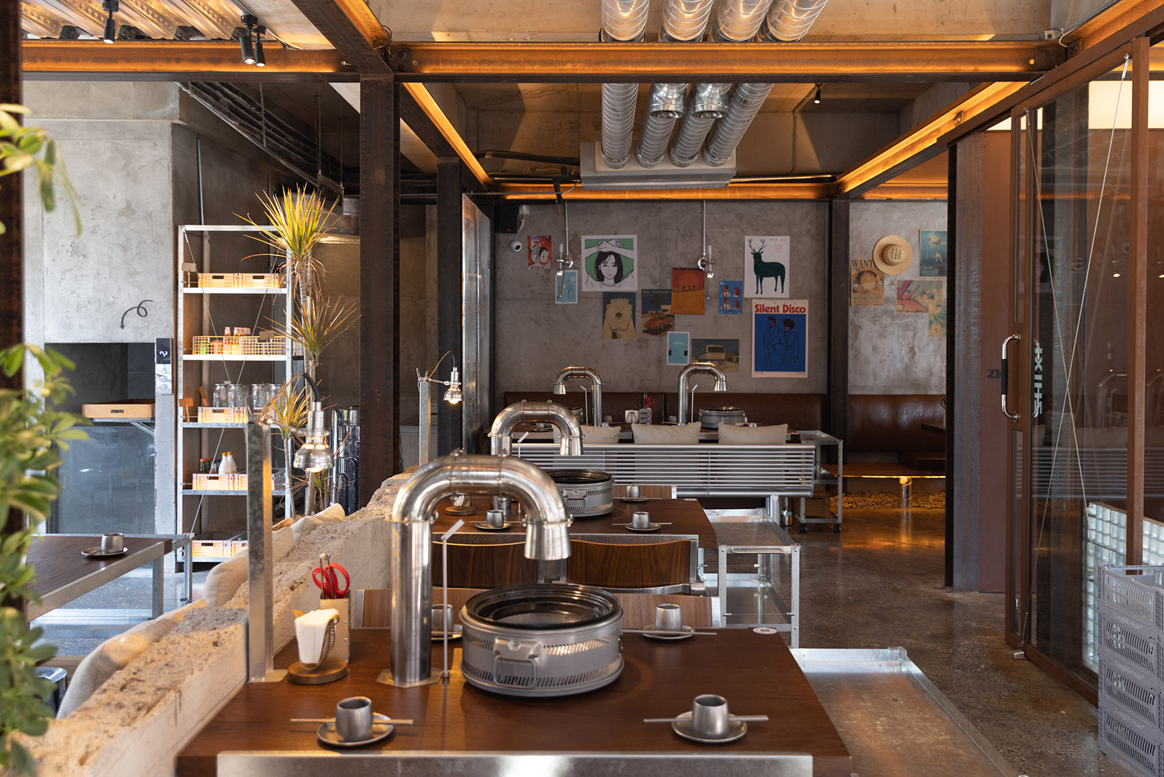 炙喜烧肉餐厅丨中国四川丨朴开⼗向设计事务所-62