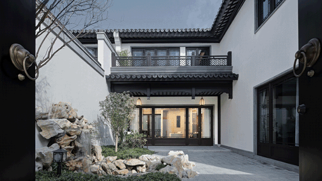 融创清远春风岭南别墅，华墨国际演绎新中式雅集之美-1