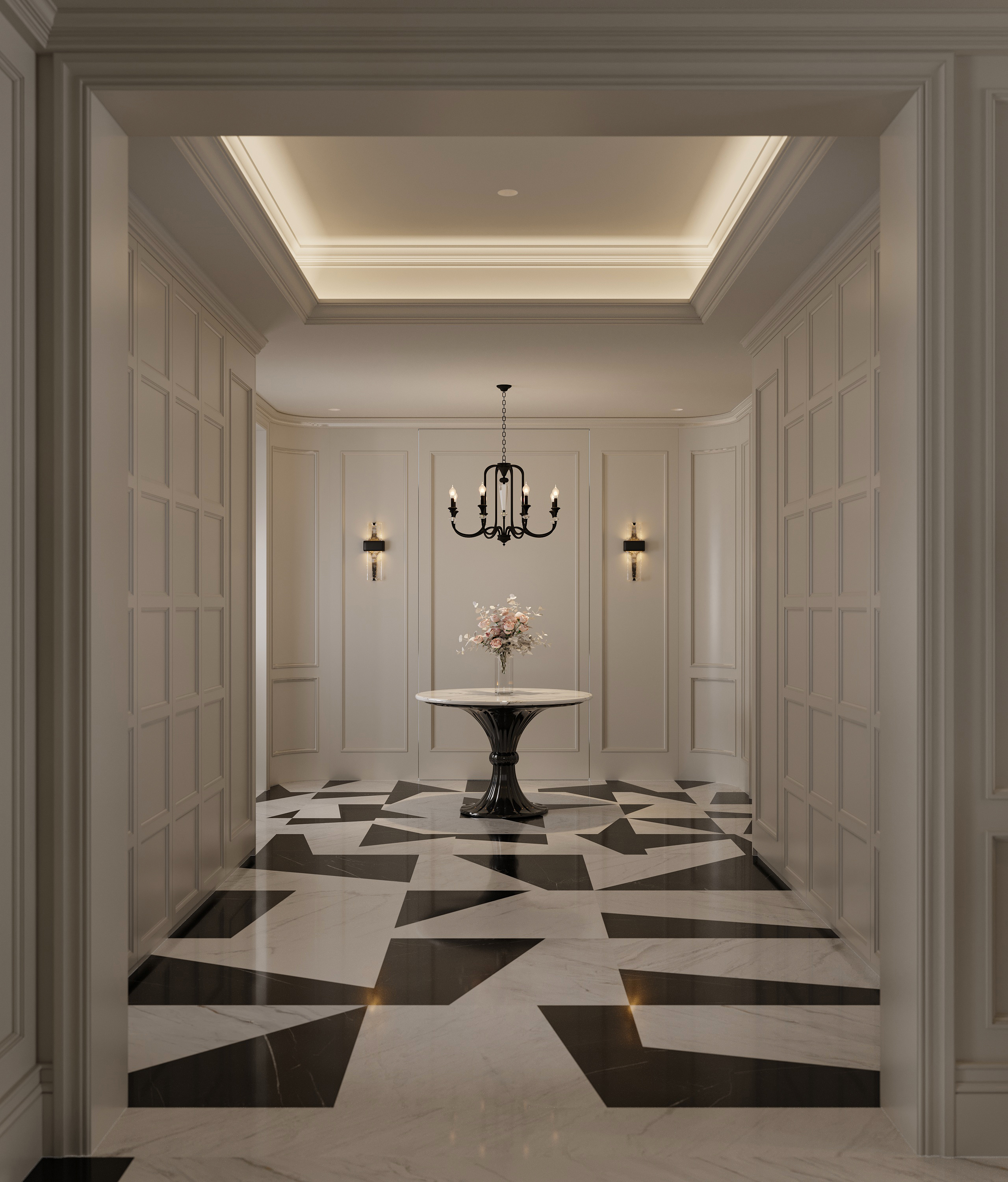 西派少城黑白法式丨月桂山设计事务所-4
