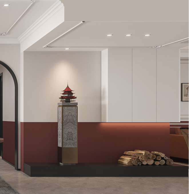 河北·博萃天宸 | 140m²复古法式风  东方审美与法式风格的协作-17