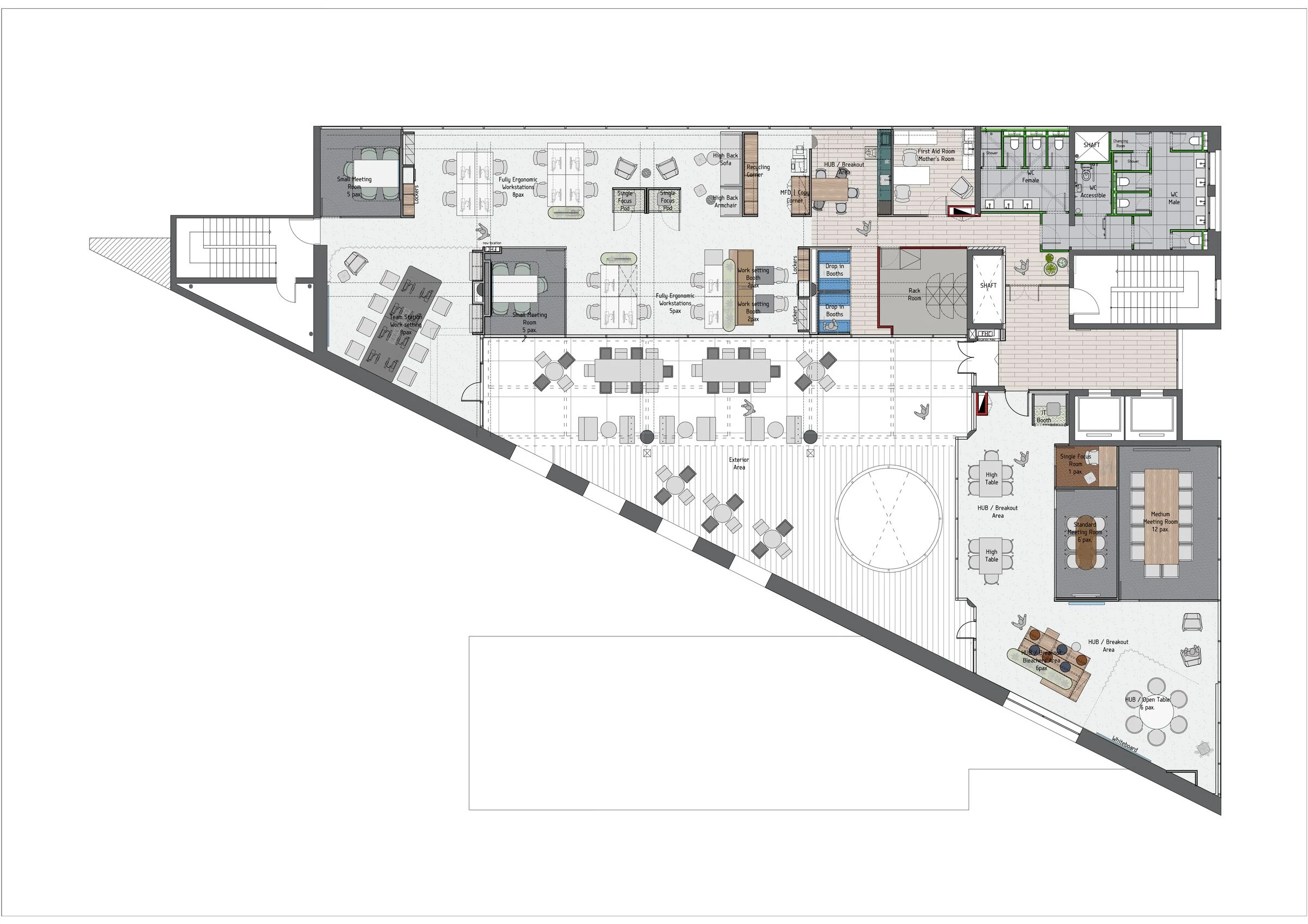 GSK 雅典办公室丨希腊雅典丨A&M ARCHITECTS-16