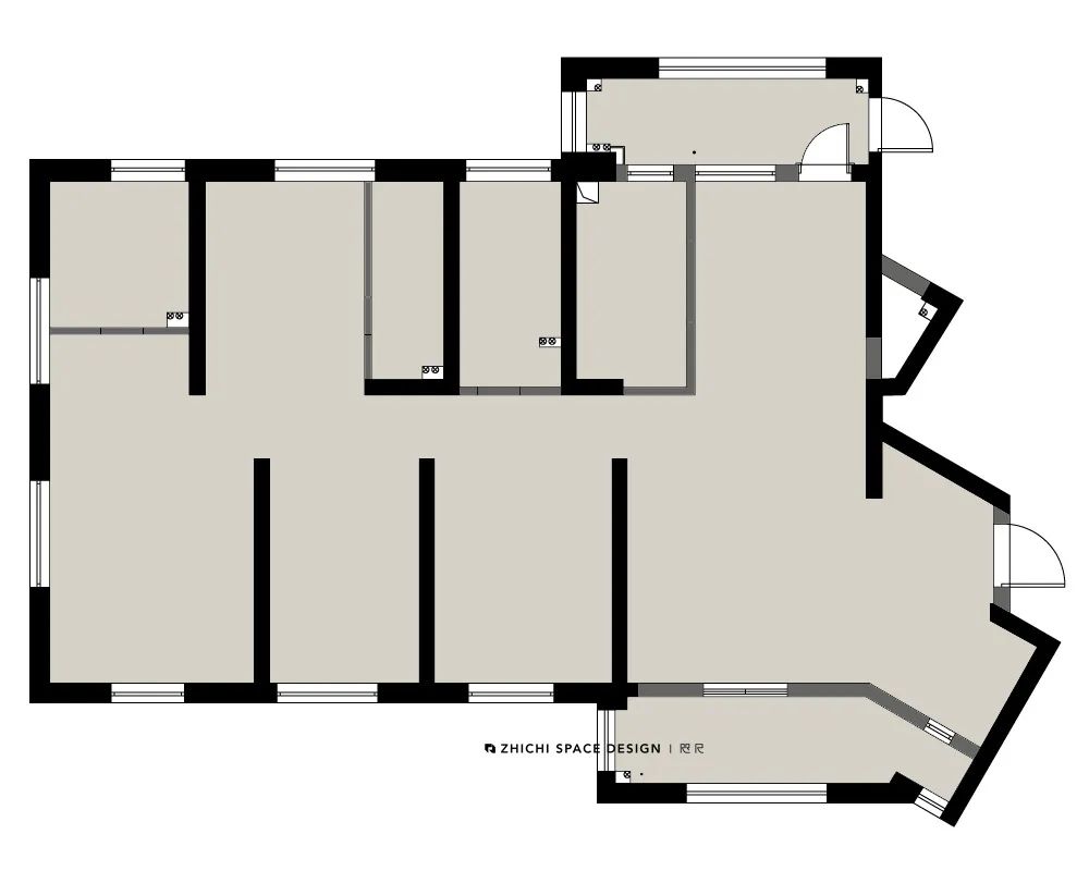 华润悦府 209m²现代舒适住宅设计丨武汉咫尺设计-7