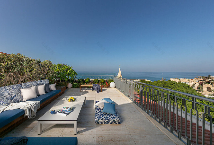 带阳台的顶层公寓丨以色列丨Lilian Ben Shoham-12