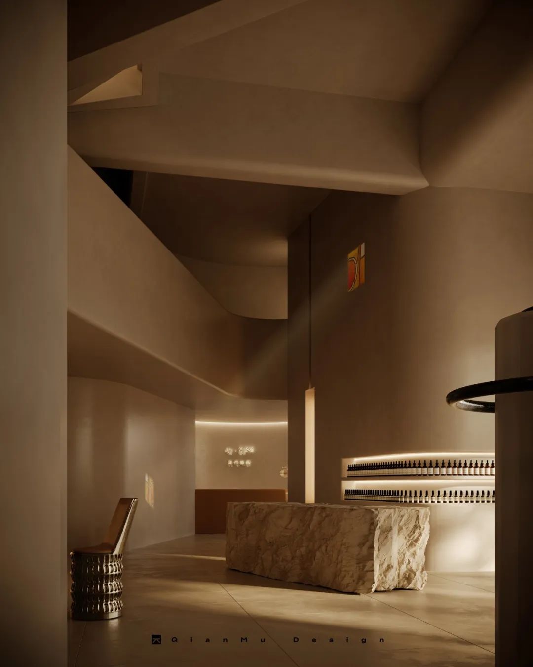 心·SPA · 与神性相遇的克制浪漫丨中国江苏丨QIANMU DESIGN-29