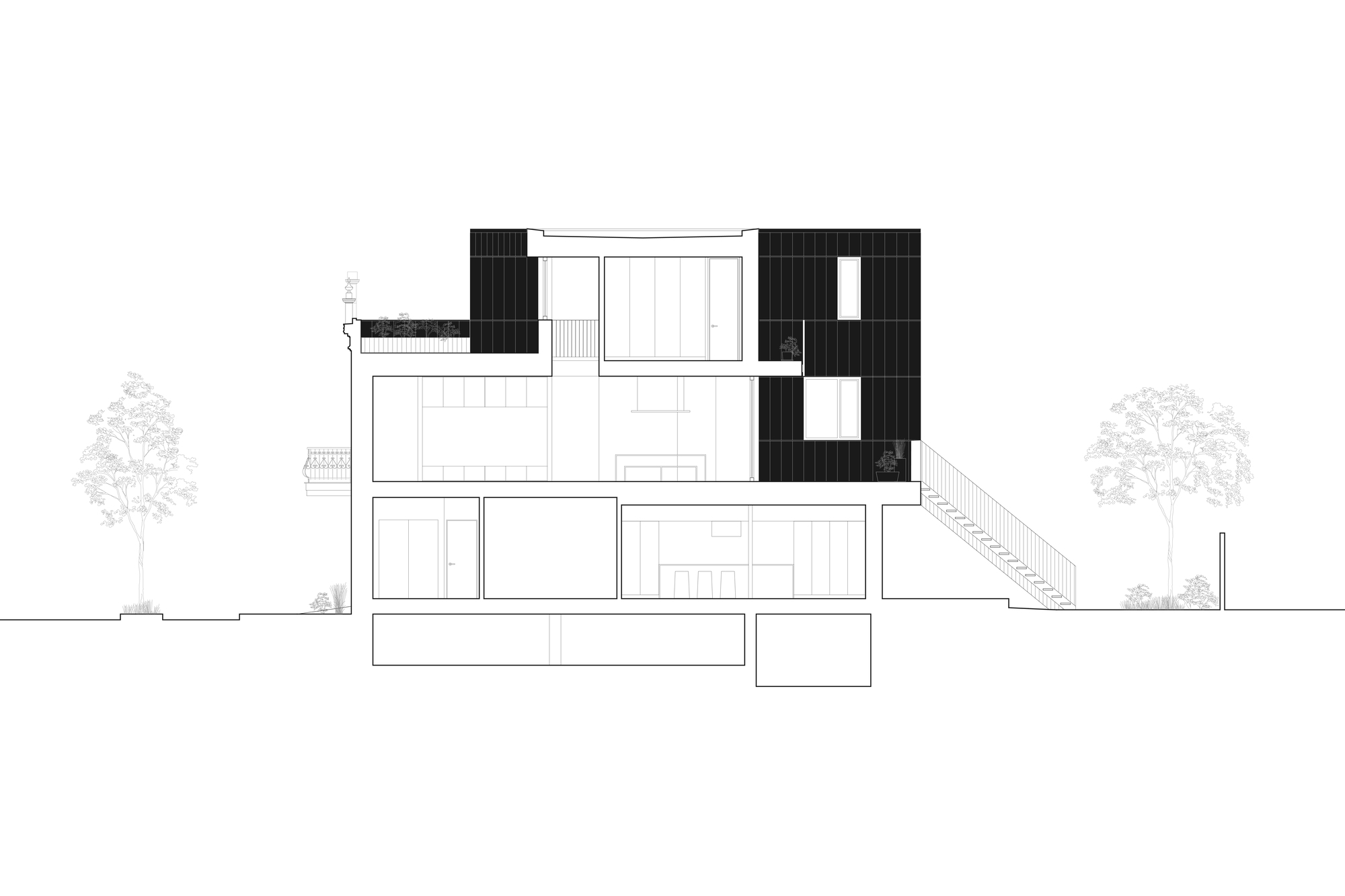 杜普尔·克拉克住宅丨加拿大蒙特利尔丨Table Architecture-19