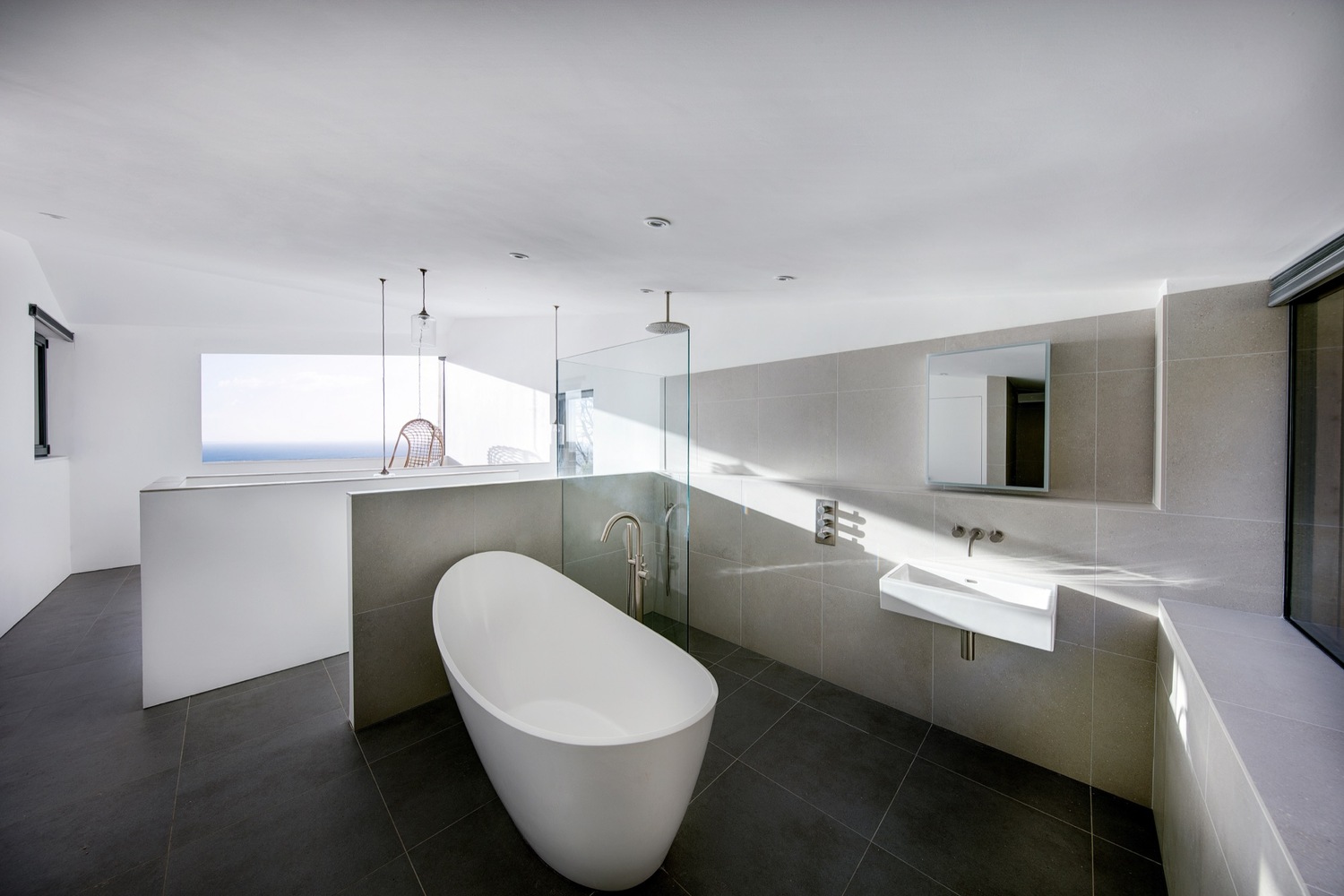 英国南海岸悬崖度假屋 | 颠覆传统的悬浮木筏设计-37