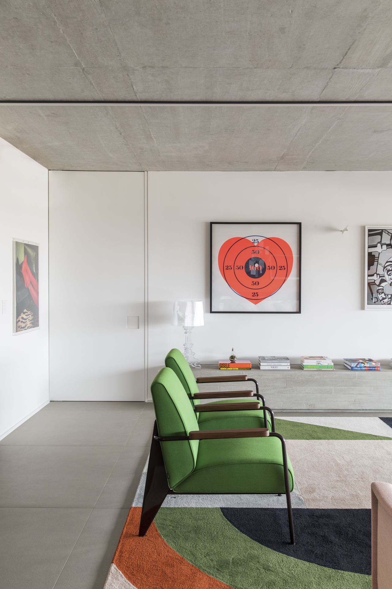 时尚大胆的绿色和粉色家居设计丨巴西圣保罗丨Studio Julliana Camargo-12