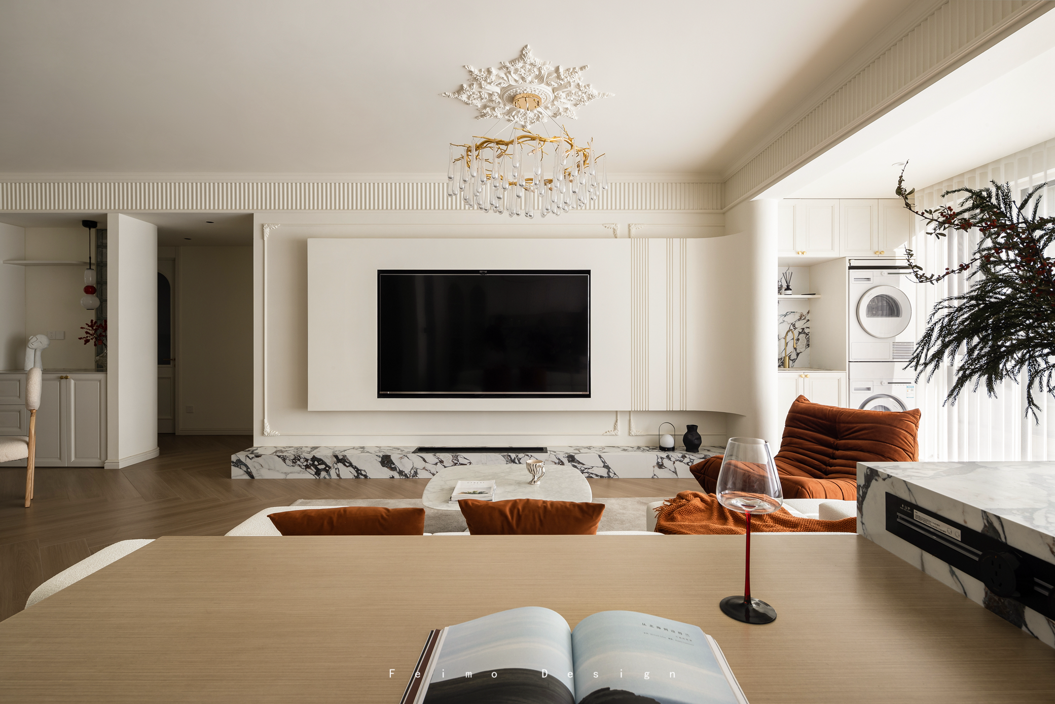 128㎡精装房设计丨飞墨设计-16