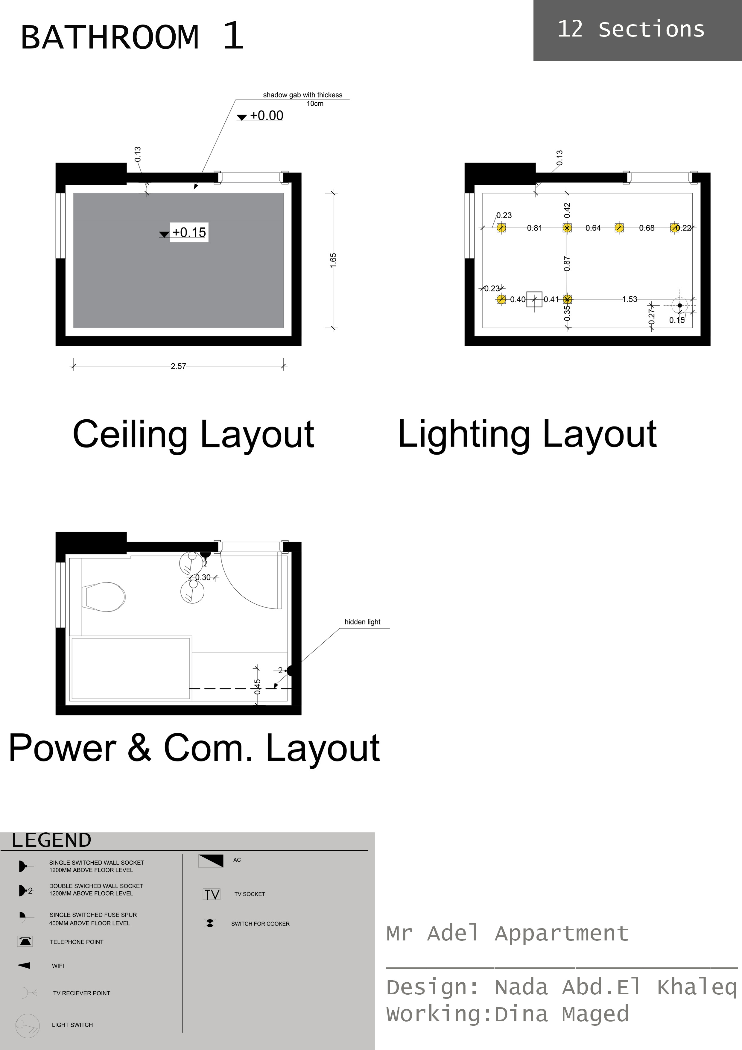 Shop Drawing for an appartment-12