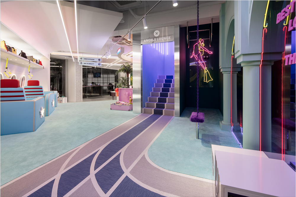 首尔 Stretch Angels 旗舰店，空中旅行主题的零售空间设计-11