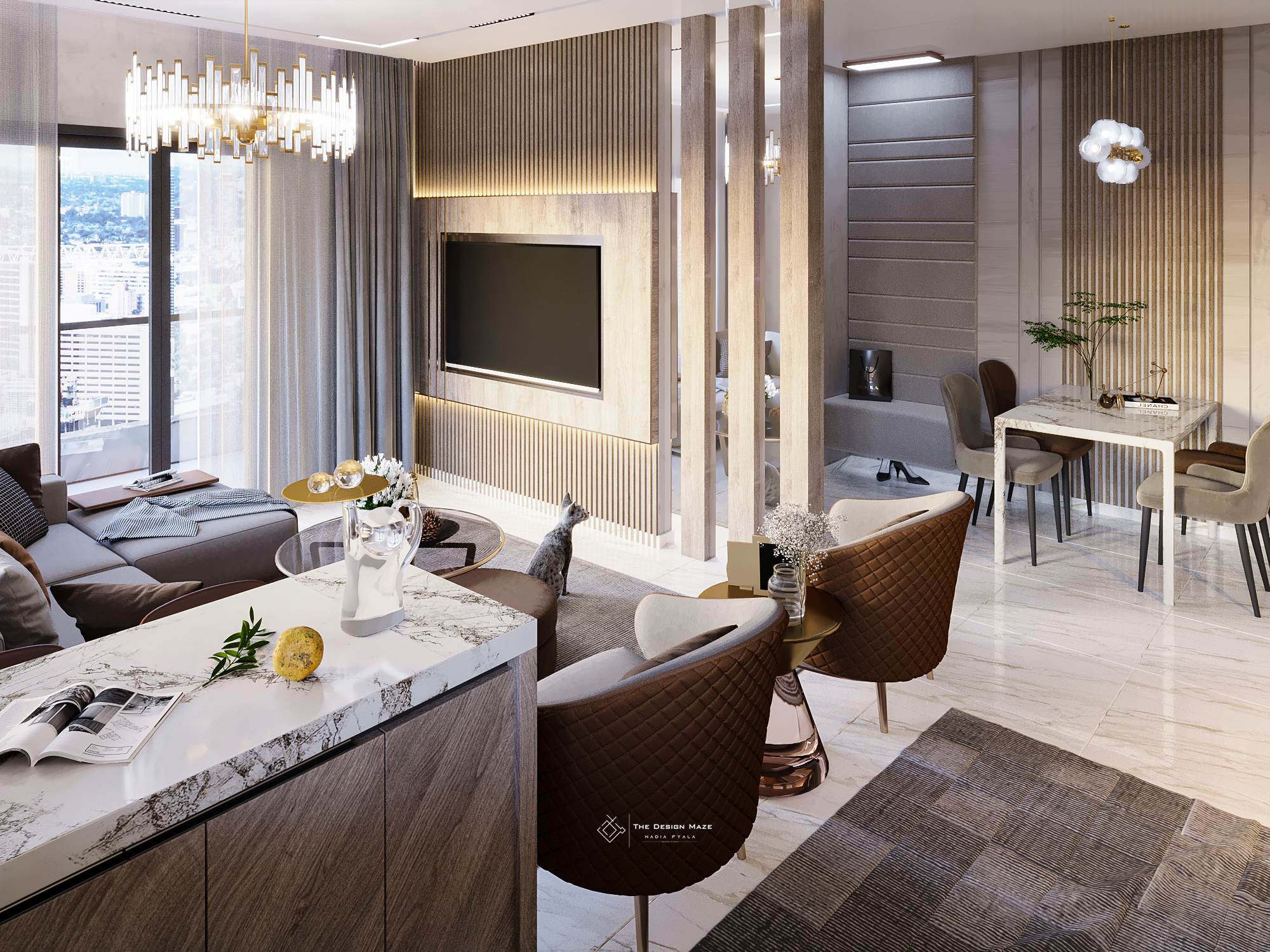 单色住宅工作室丨Palestine丨Nadia Fyala-11