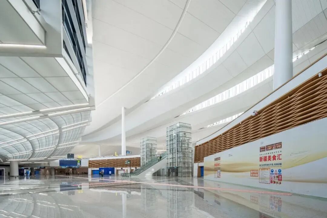 打造国际空港新体验丨华建集团华东院原创设计乌鲁木齐天山国际机场北航站区正式启用-69