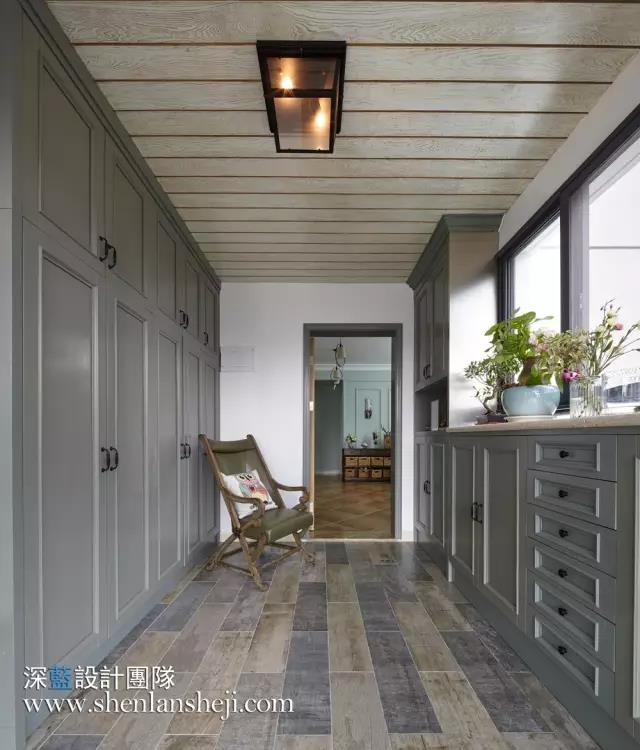 夏日抹茶——120㎡简约美式小清新-18