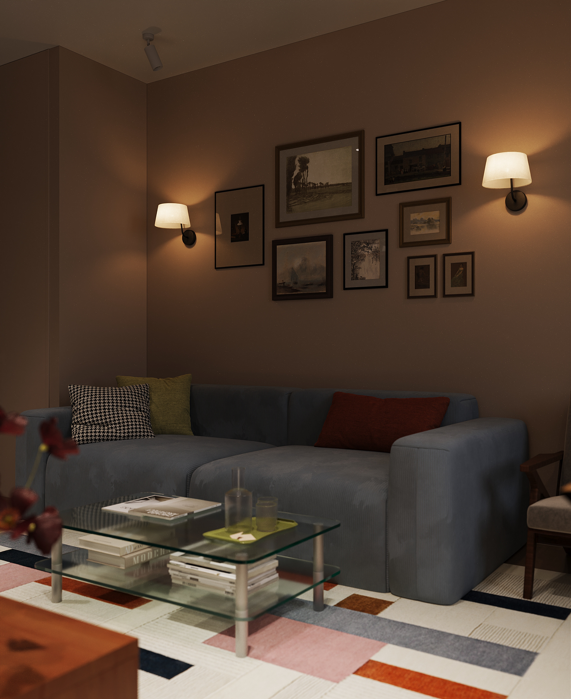 Unnatov（Юннатов）公寓设计项目丨俄罗斯莫斯科丨设计师萨沙·米哈伊洛娃-21