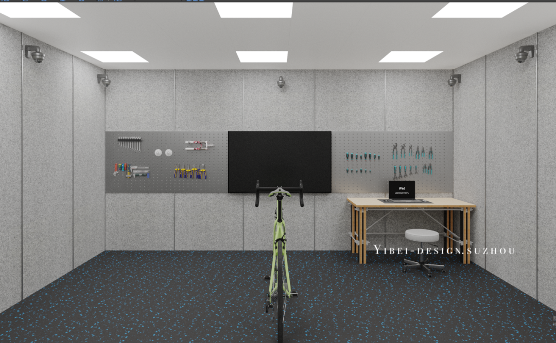当海洋板与型材重塑自行车空间丨商业空间设计丨YIBEI DESIGN SUZHOU-17