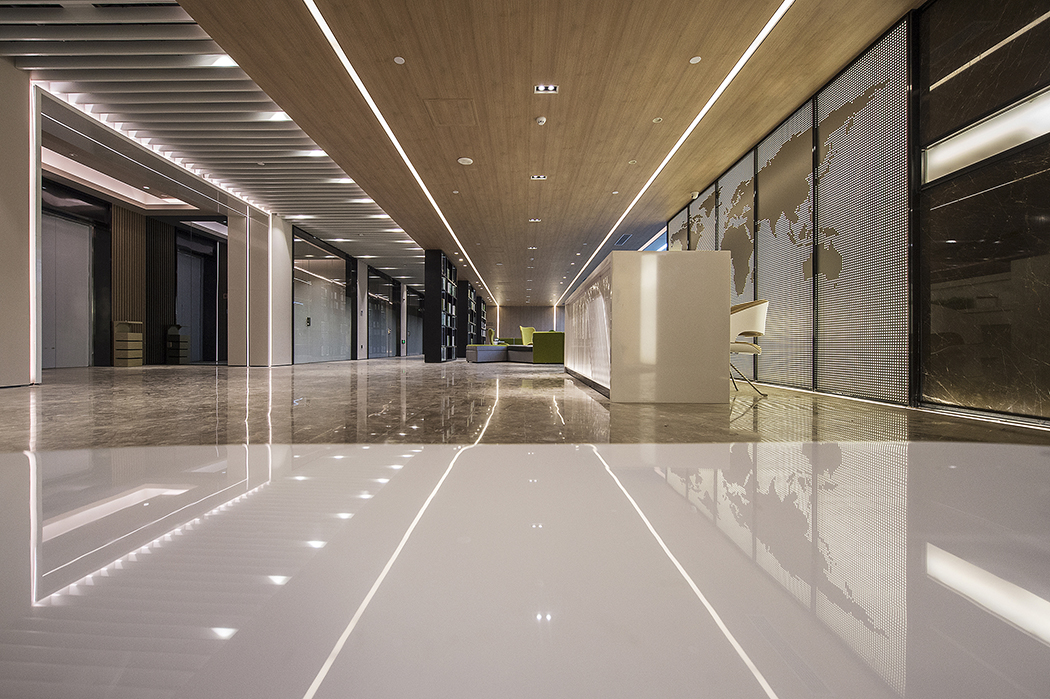 香榭蒂新作丨自然平衡，知识共享时代的智慧办公空间 — 济南绿地国金中心-6