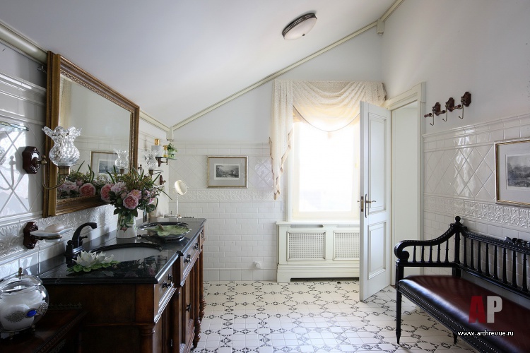 两层英式古典风格原木住宅-37