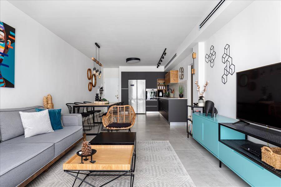 טובי כהן | עיצוב פנים דירה 5 חדרים בגבעתיים - PICKINTERI-13