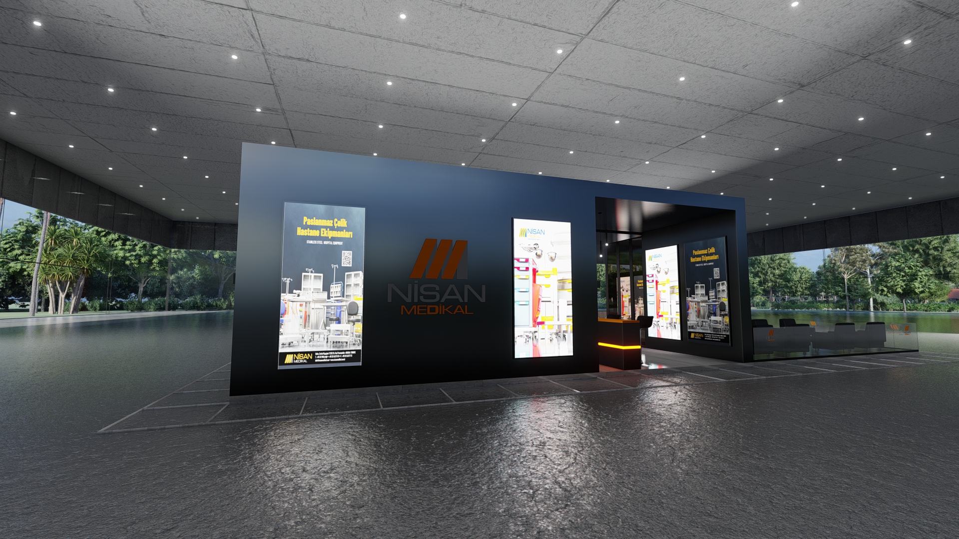 Nisan Medikal Booth Design-3