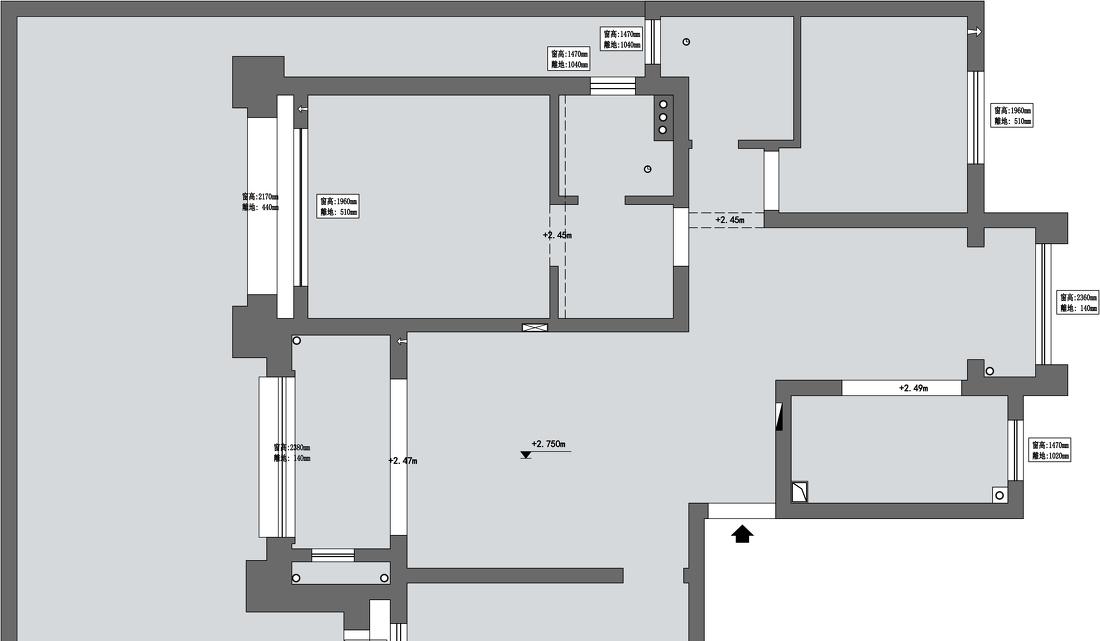 日式原木风超强收纳 140m²婚房设计-2