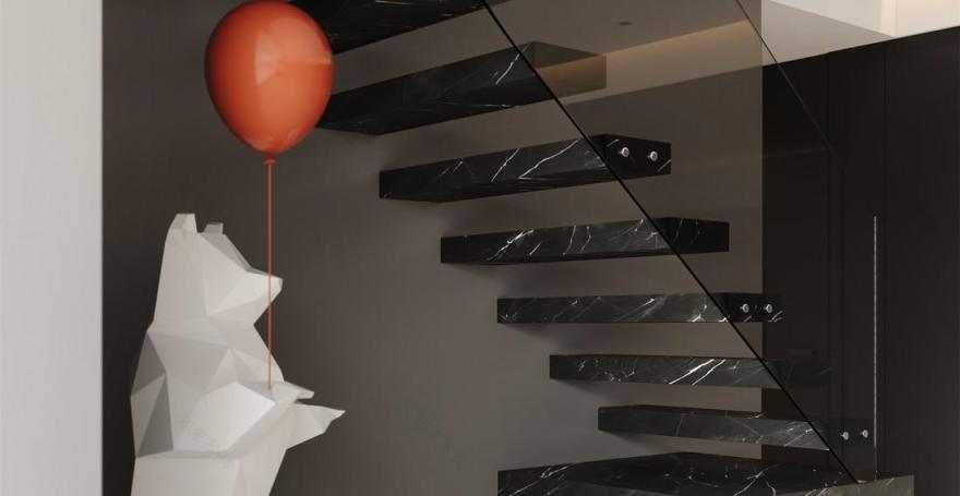 143㎡跃层现代极简案例丨佳园装饰-12