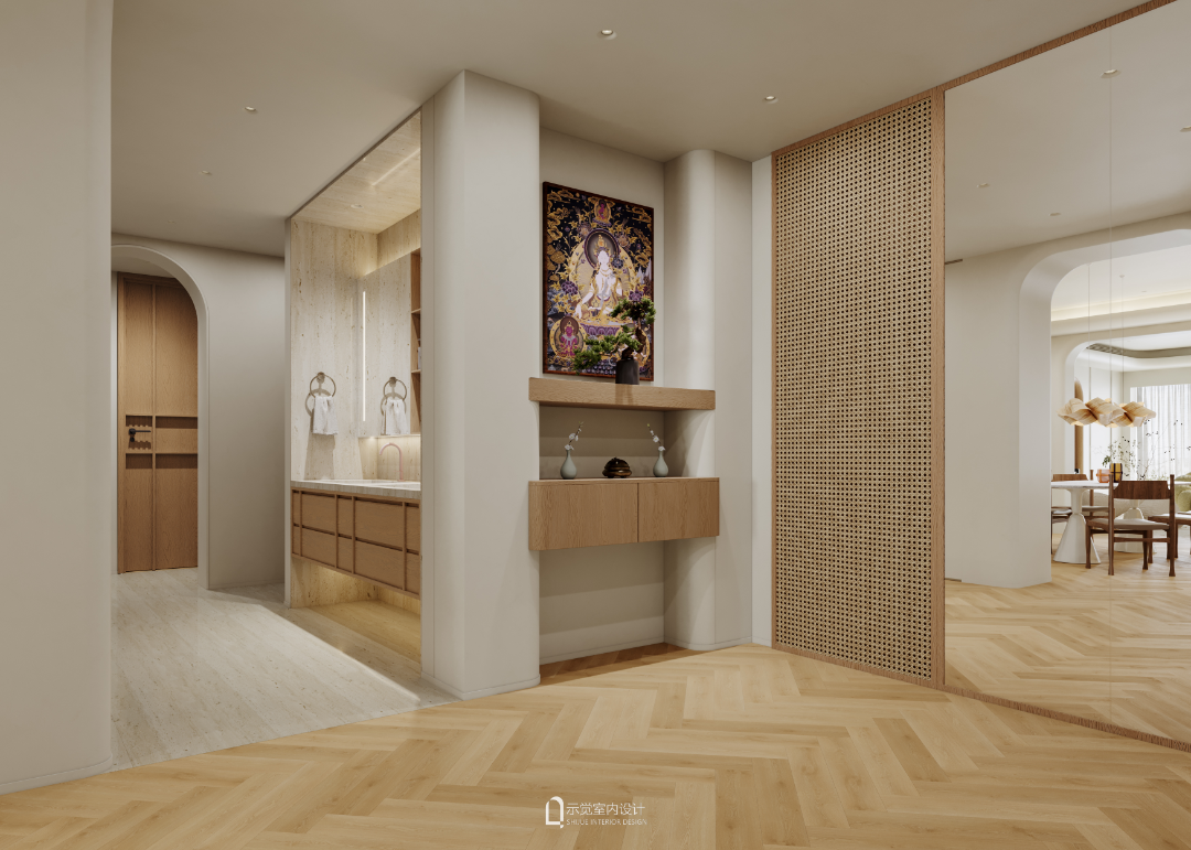 示觉设计|307㎡绿城黄浦湾，打破空间界限，实现多元化生活场景-20