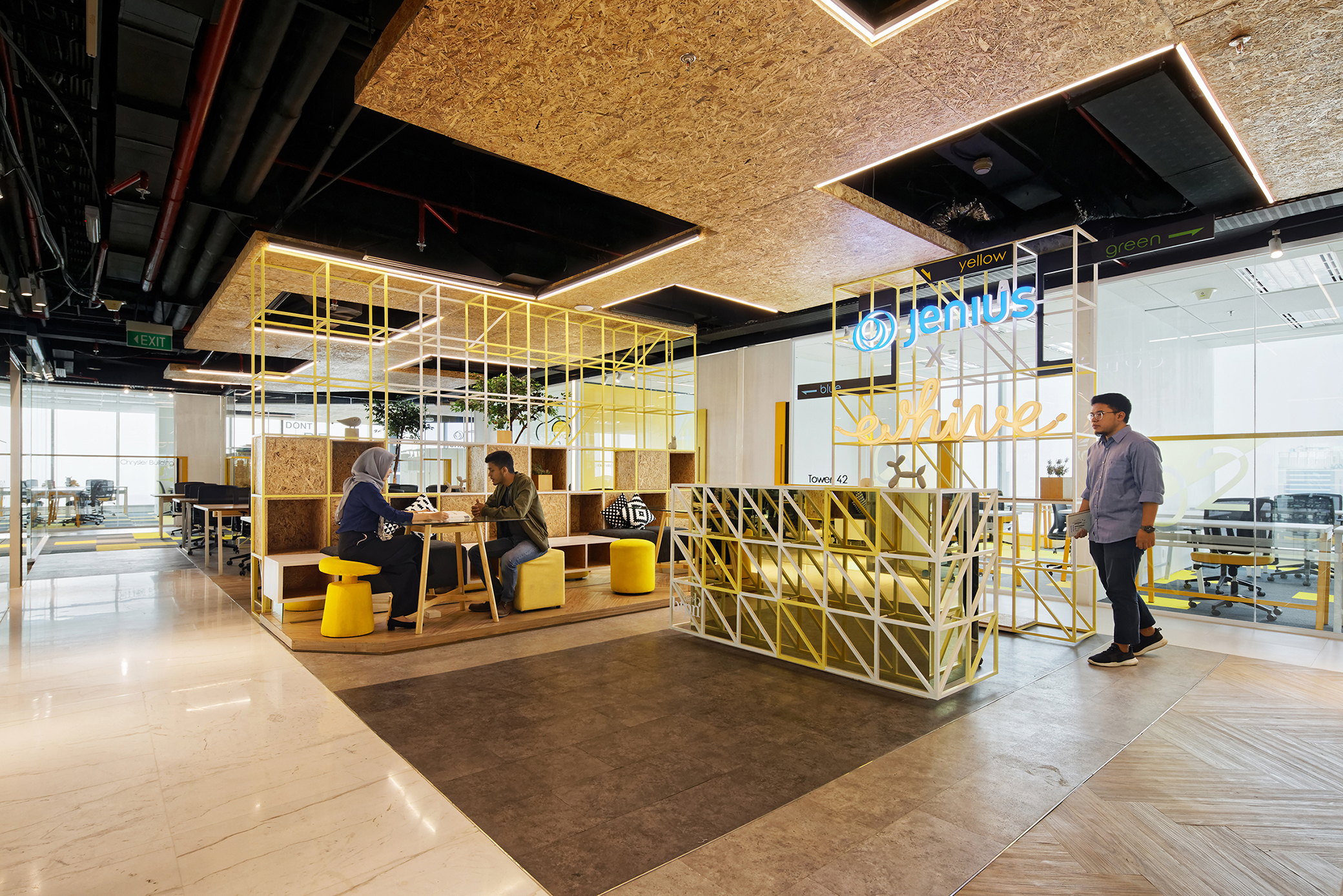 雅加达顶级联合办公空间设计-13