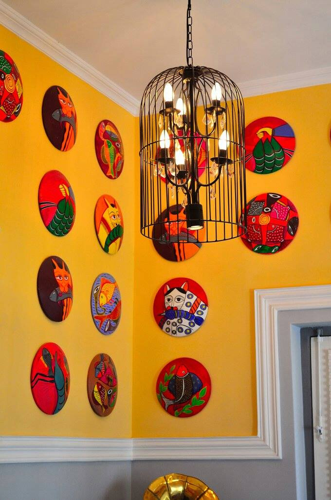 色彩碰撞的印度传统艺术酒店设计-30