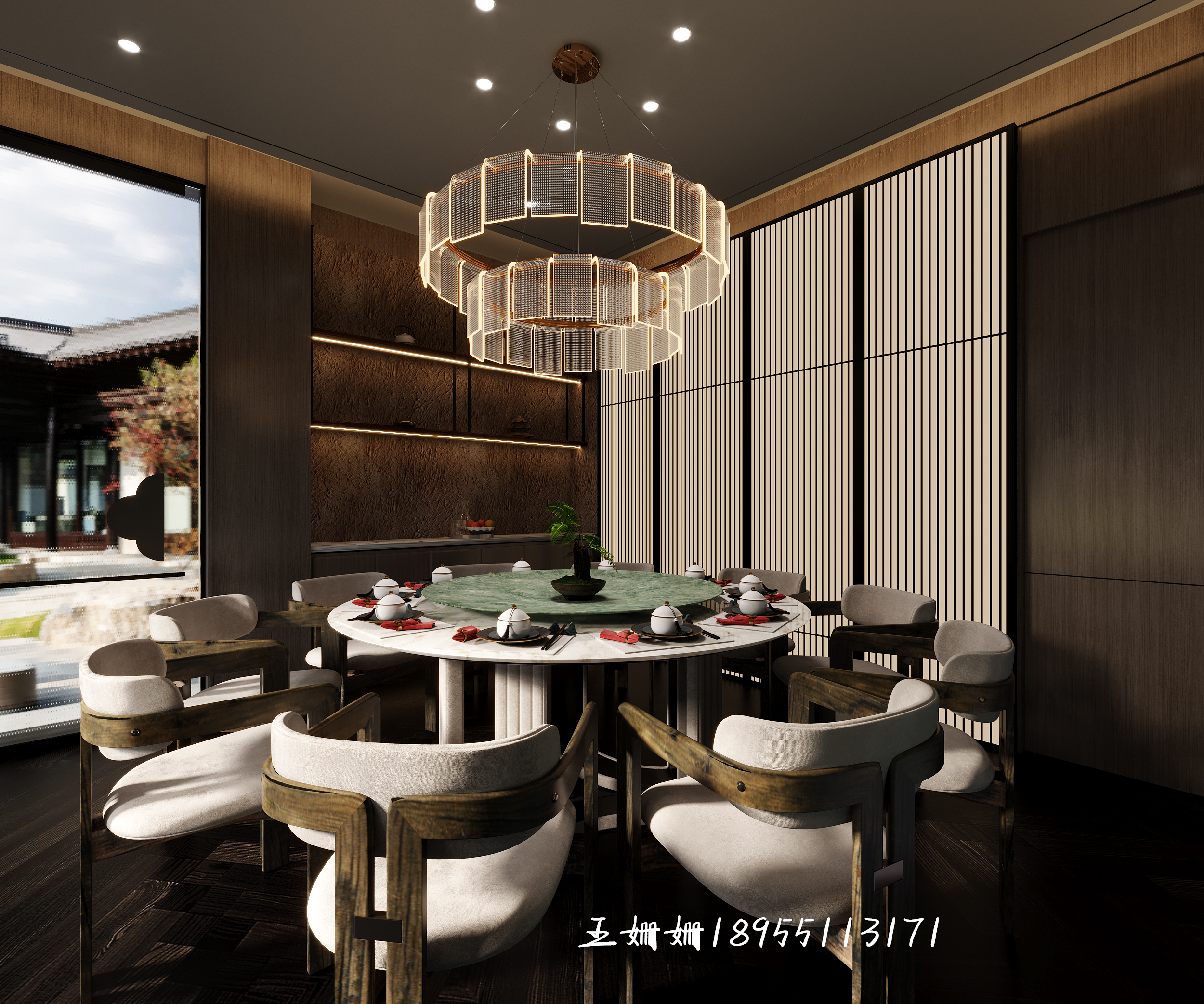  烟溪竹雨，西湖餐饮会所设计-6