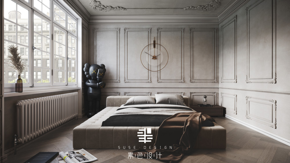 复古欧式家居设计 | 谢 PG 的素色韵味-12