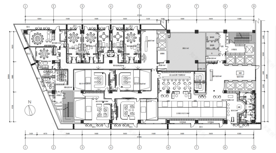 雲上室内高尔夫俱乐部丨中国西安丨西安图图建筑设计事务所-14