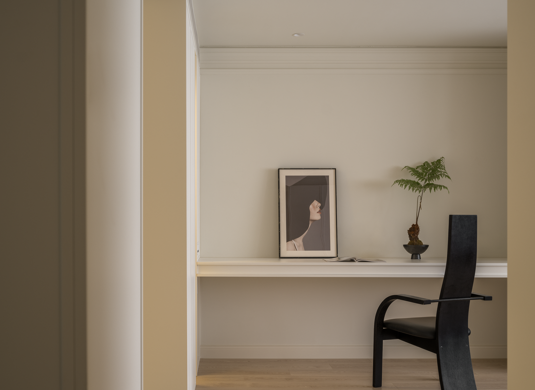 餐厨一体大洄游感知极简法式的浪漫与轻盈-26