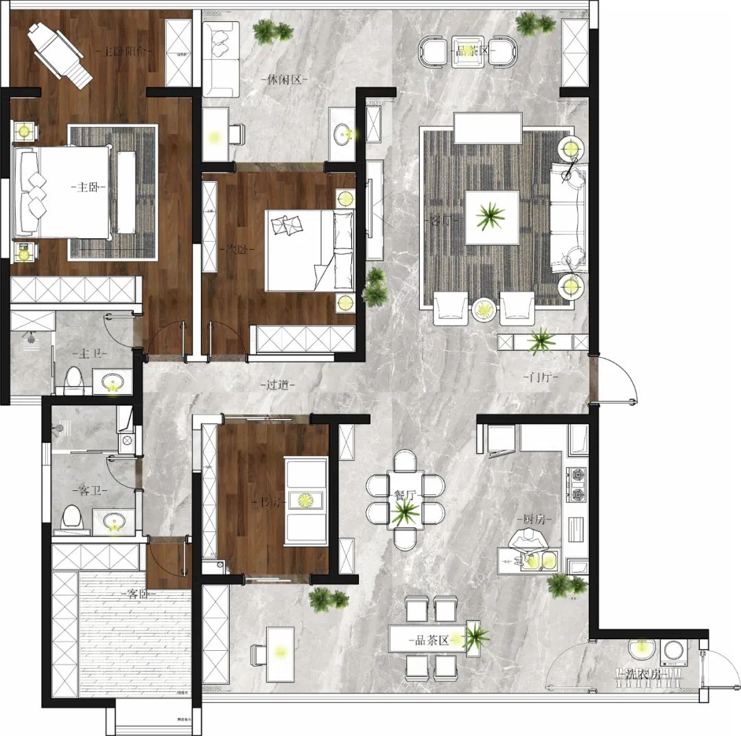 天字一号新中式豪宅丨赵振庭-15