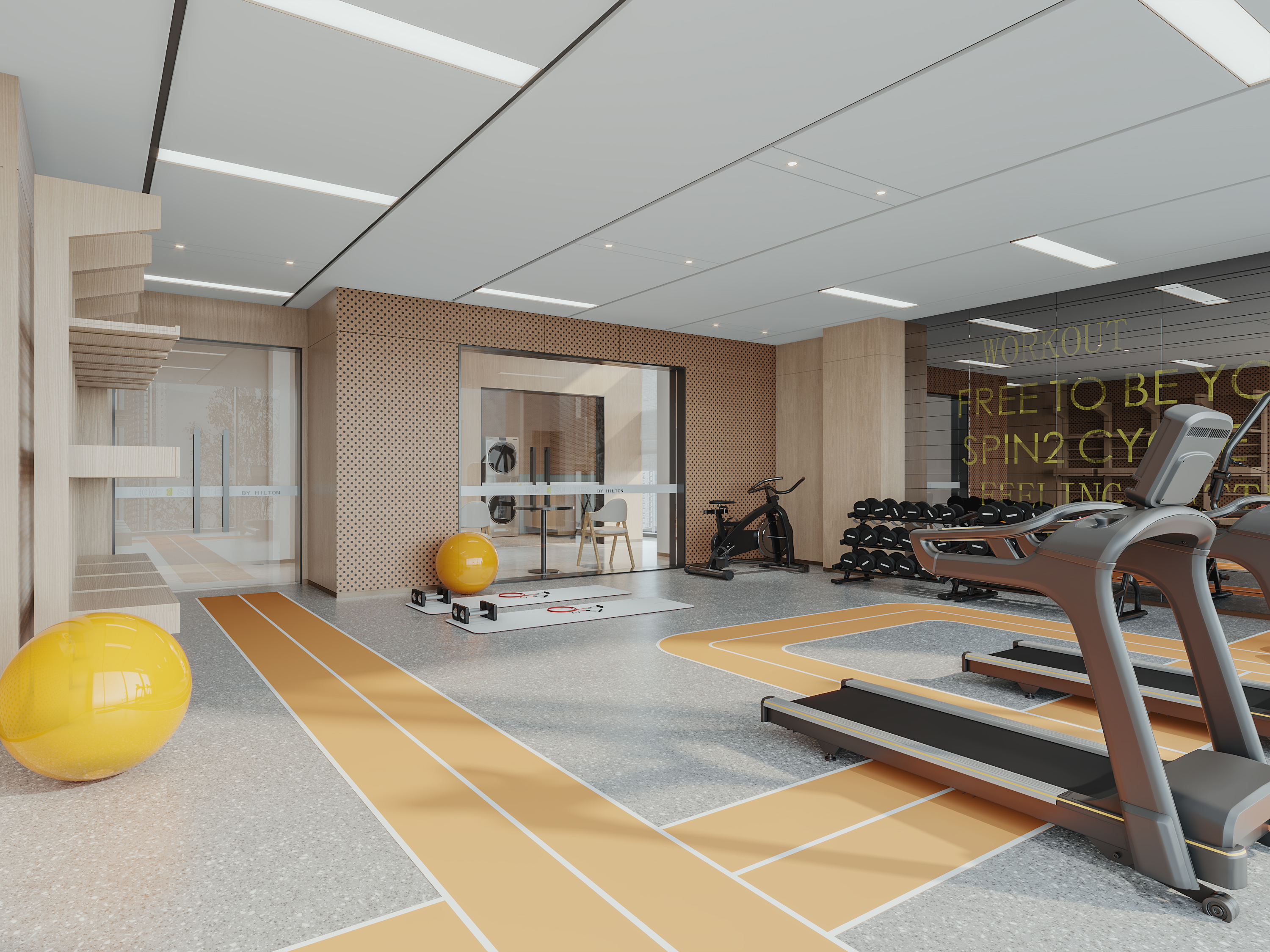 乐居由你武汉青山希尔顿惠庭酒店丨中国武汉丨华创组设计-19