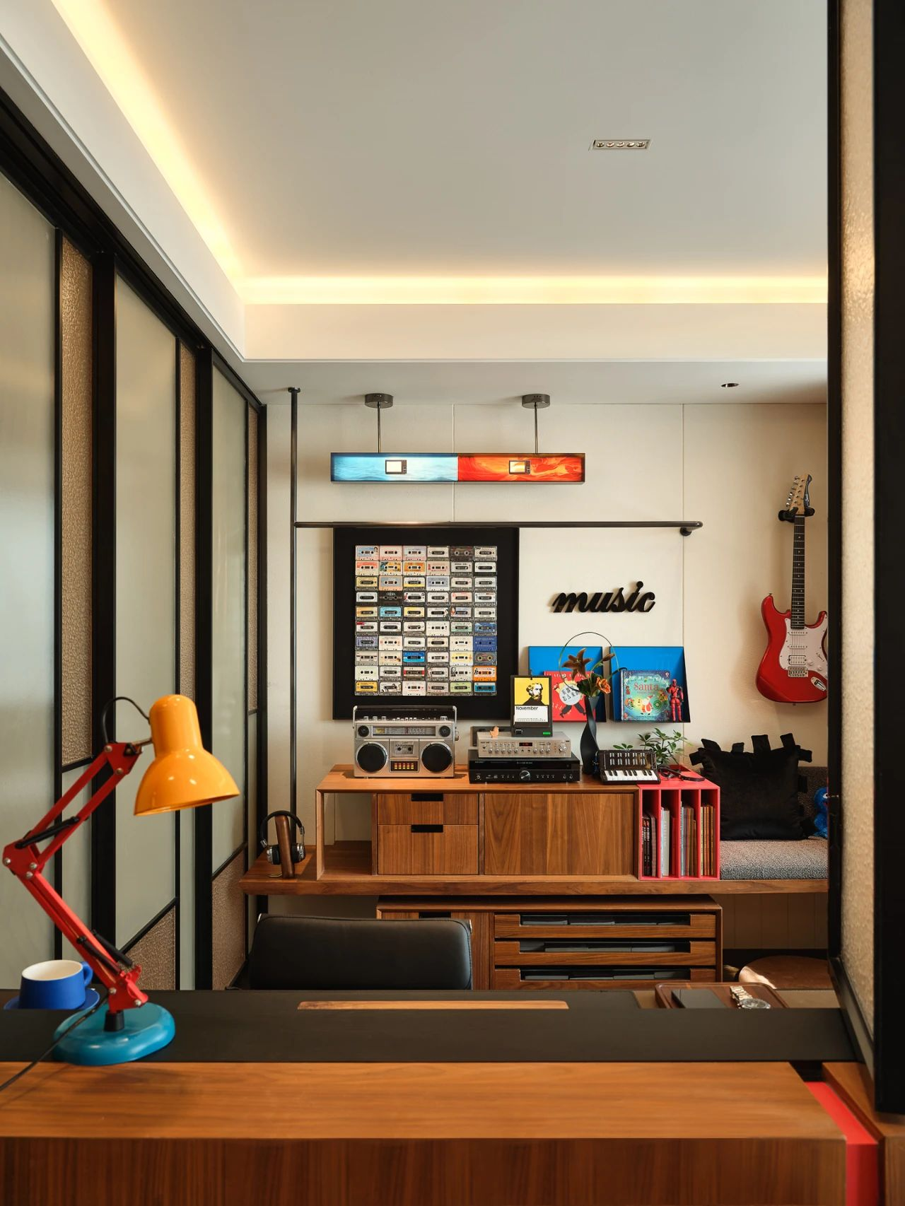 浙江趣味包豪斯 99㎡丨中国杭州丨岳蒙设计-13