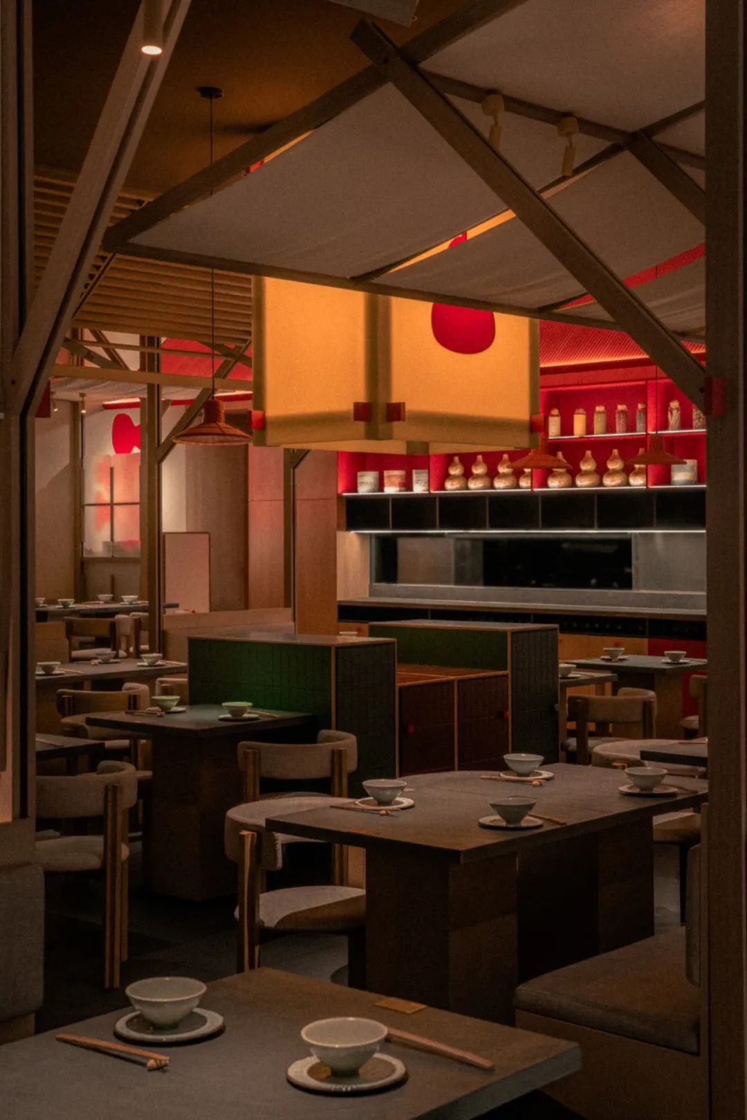 喜乐川菜·屋檐下,烟火味丨中国上海丨弹性工作室-24