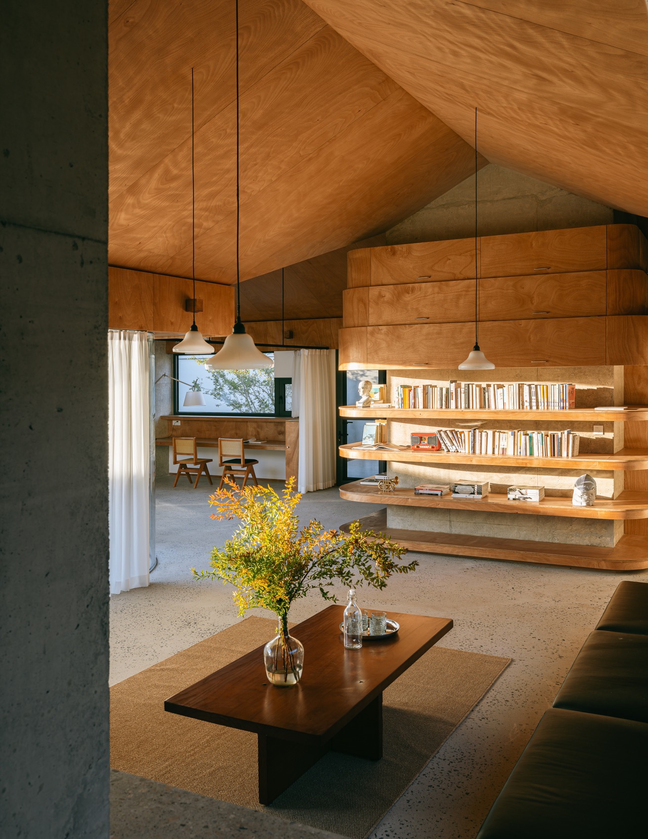 十字交叉之家 – 一朵屋面下的安顿与穿梭丨中国北京丨察社办公室-94