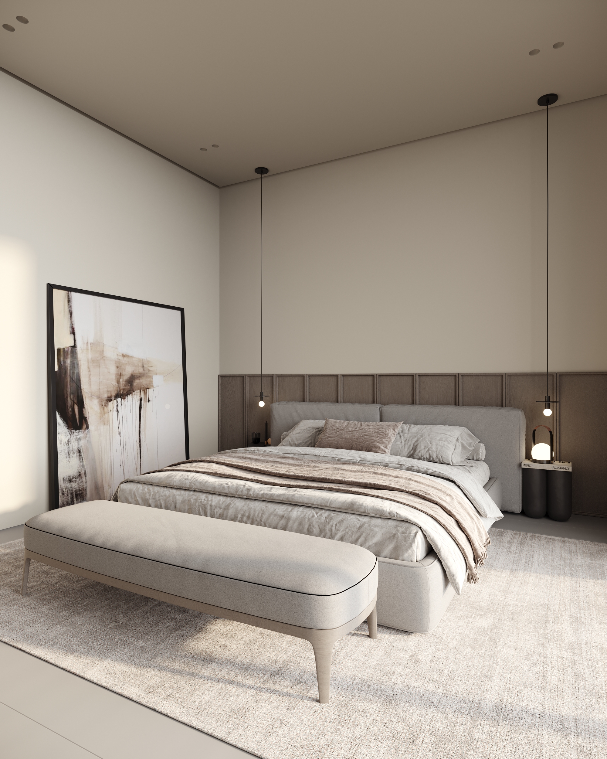 Kraków | Minimalist Bedroom Sanctuary | 12 m2-4